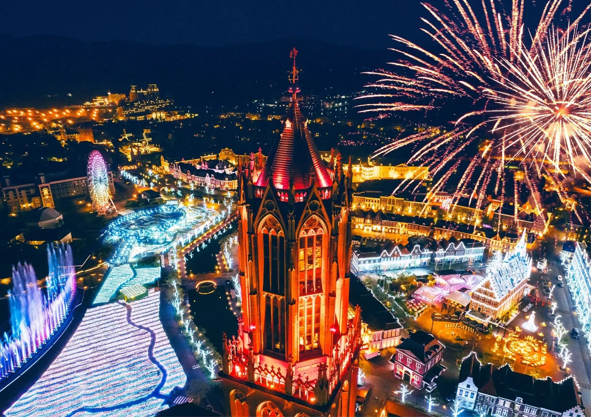 おすすめのイルミネーション・クリスマススポット⑤ハウステンボス『光の王国』（長崎県佐世保市）
