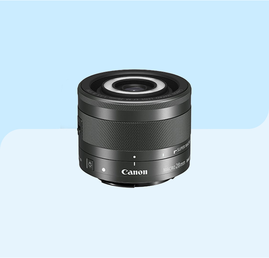 カメラレンズレンタル] キャノン CANON EF-M 28mm F3.5 IS STM マクロ 
