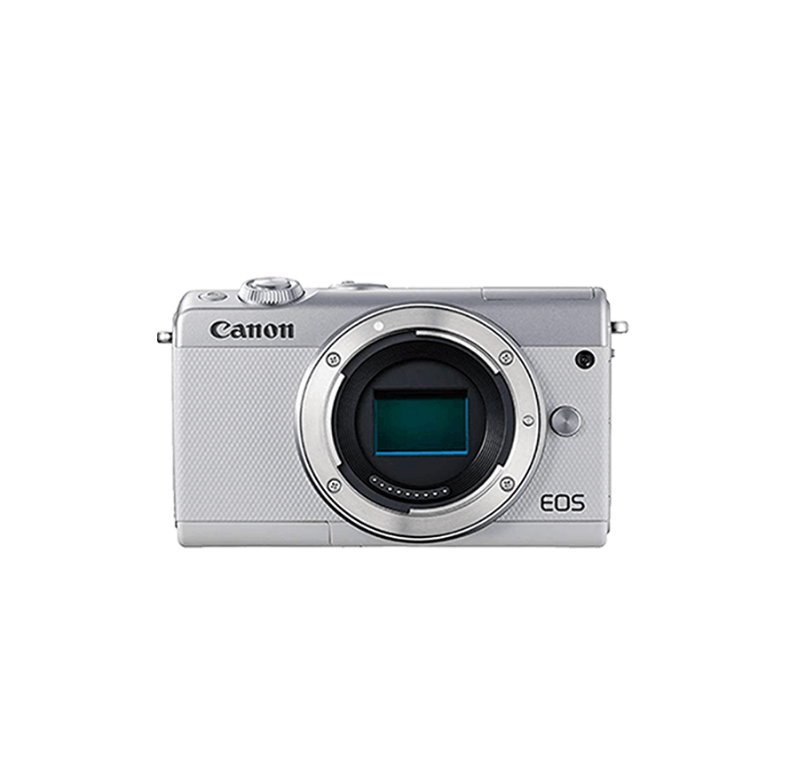 レンタル] Canon EOS M200 標準&望遠レンズセット/ホワイト｜ミラー  