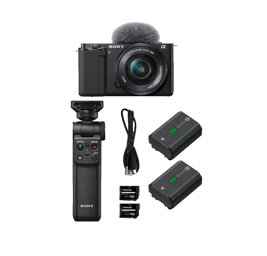 ソニー SONY VLOGCAM ZV-E10 シューティンググリップキット [vlog