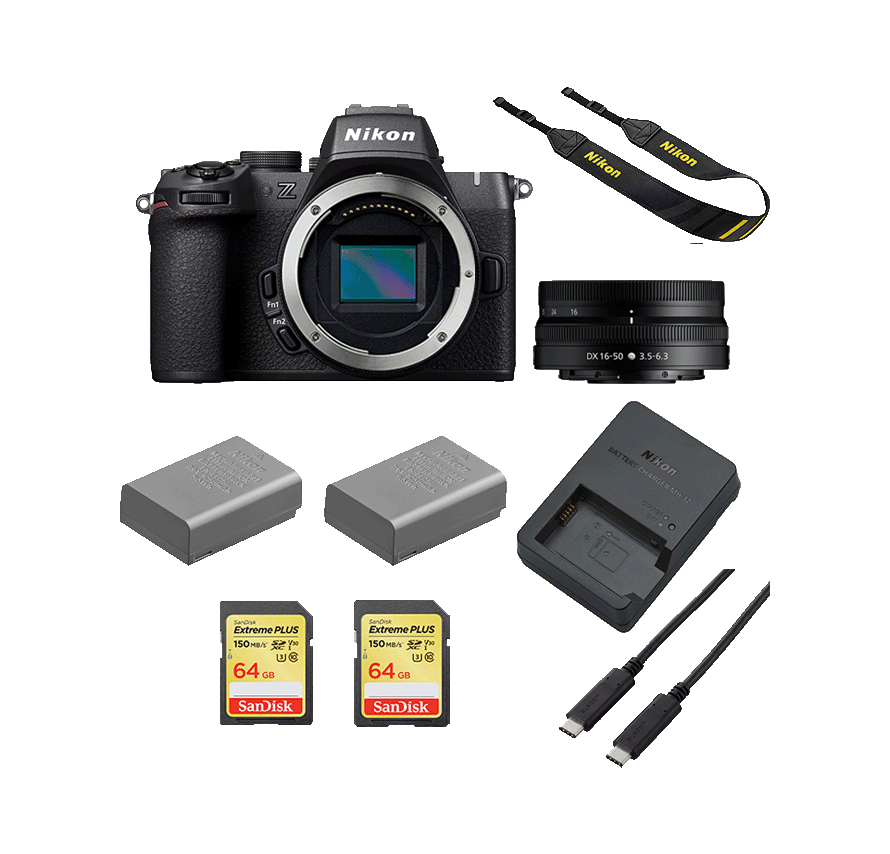 [レンタル] ニコン NIKON Z50II ボディ Z50II 標準レンズキット | ミラーレス一眼カメラレンタル